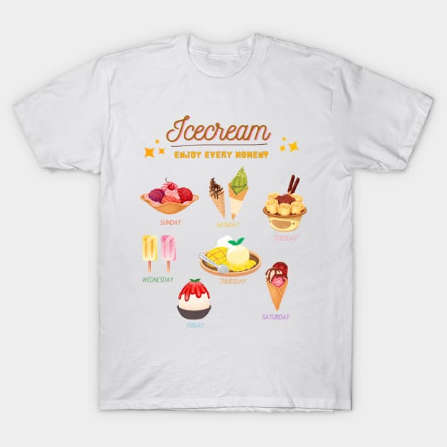 I'm just here for free icecream T-Shirt by TrippleTee_Sirill